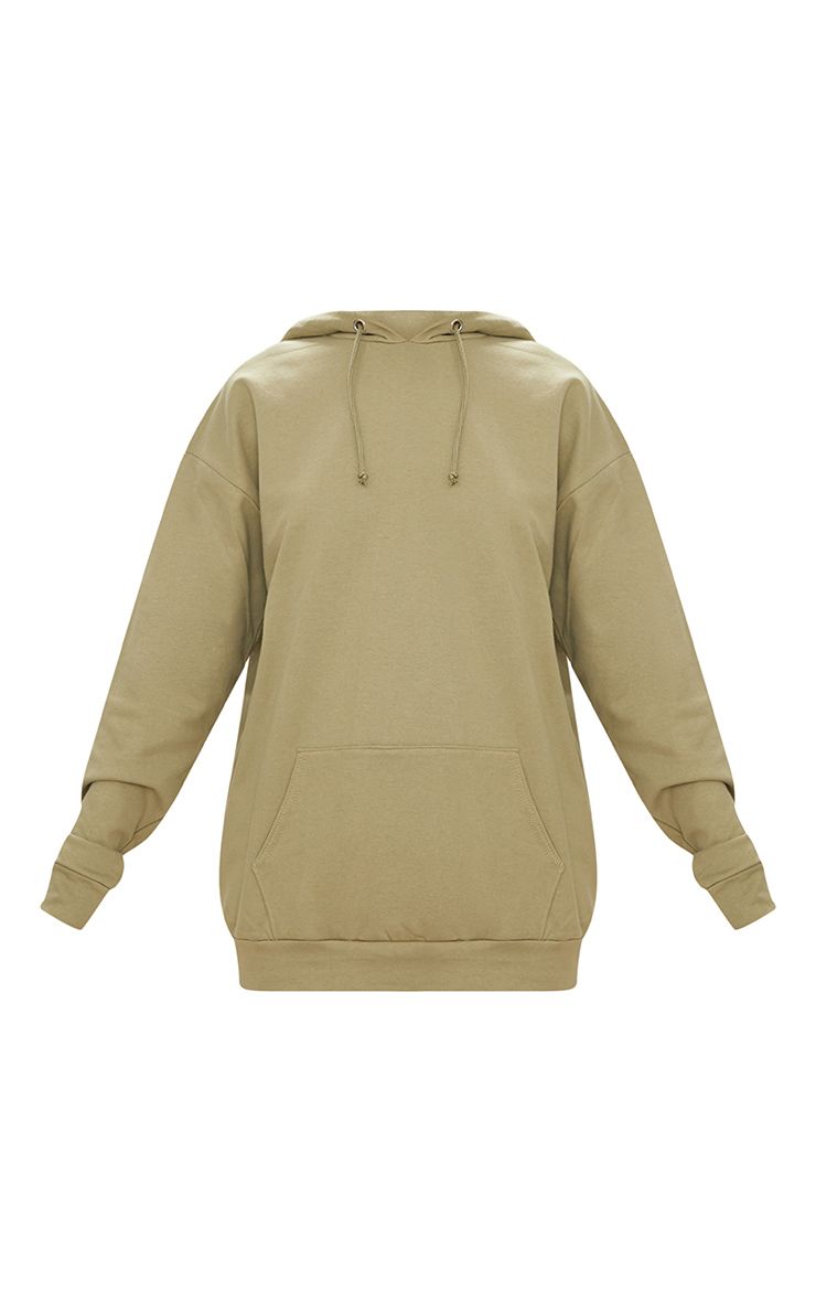 Sage Green Oversized Hoodie PrettyLittleThing