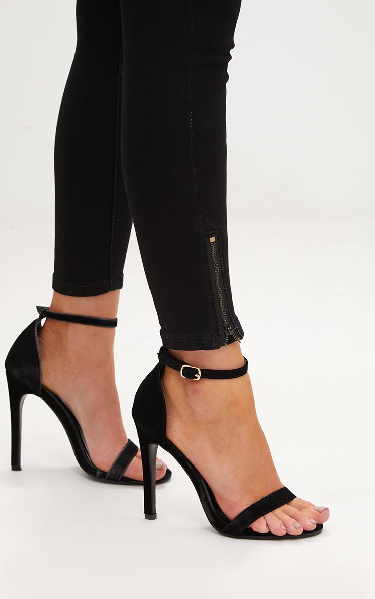 Petite Black Ankle Grazer Skinny Jean Petite PrettyLittleThing