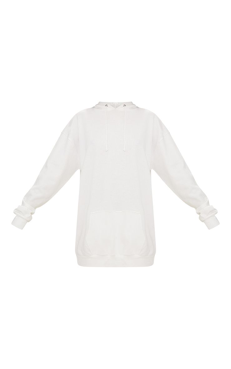 white hoodie dress