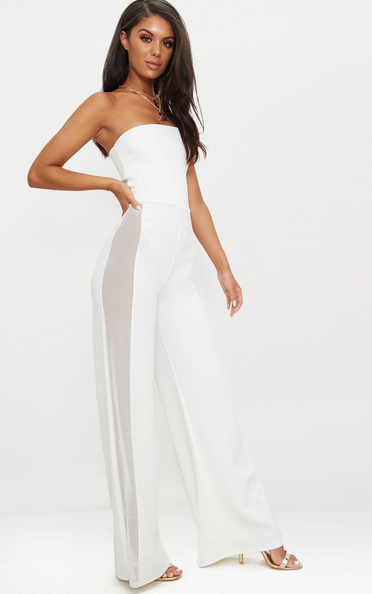 pretty little thing mesh jumpsuit