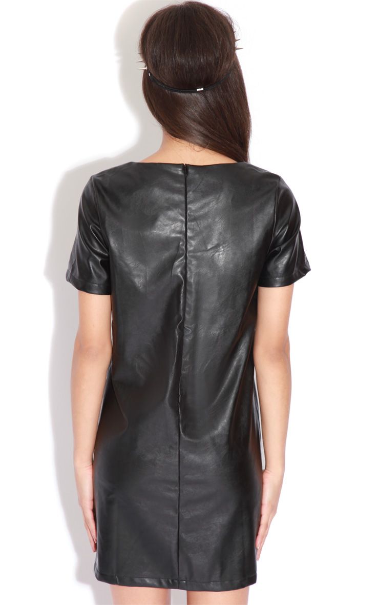 Care One Credit Card >> Lita Black Faux Leather Shift Dress - dresses ... Care One Credit Card >> Lita Black Faux Leather Shift Dress - dresses ...