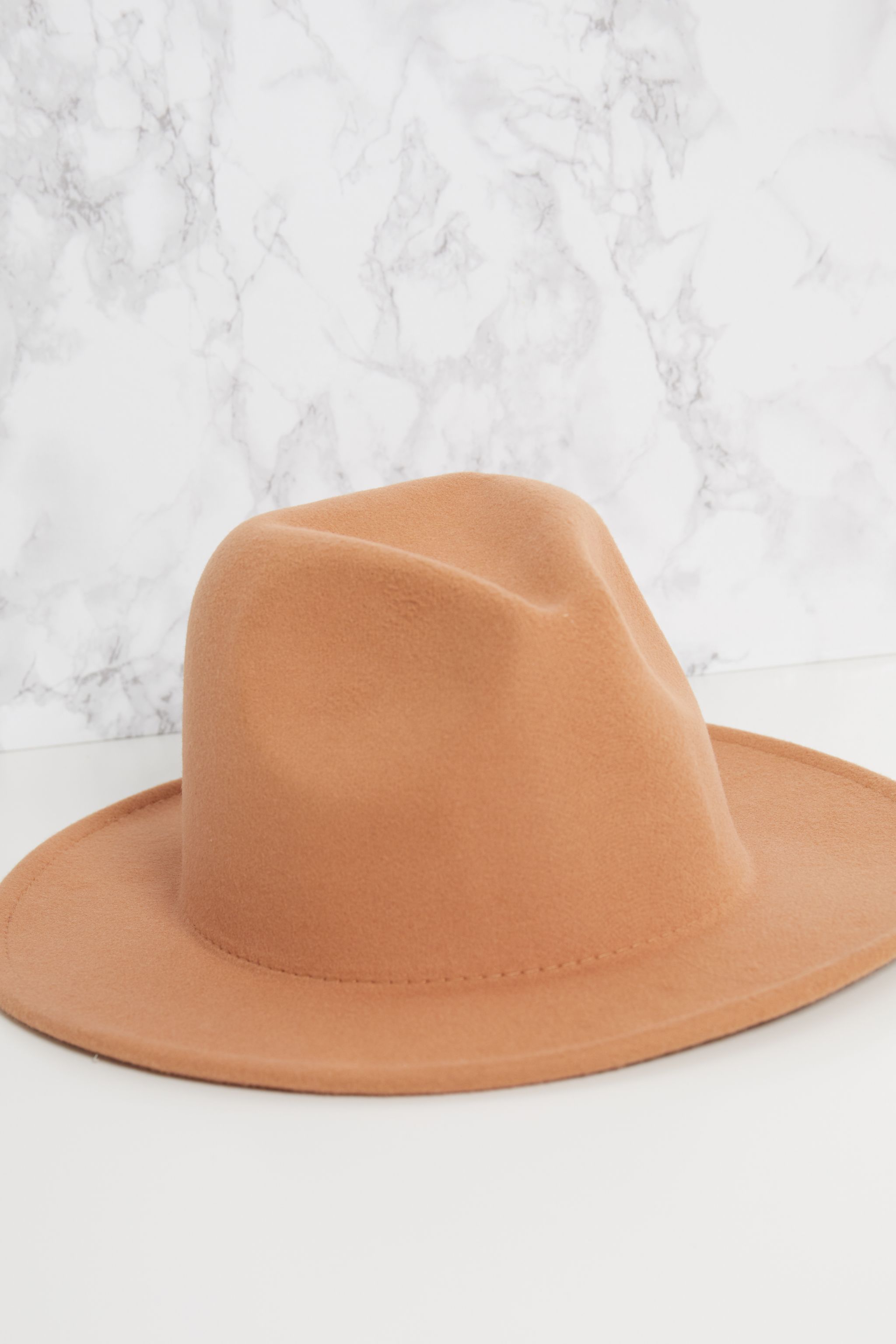 Tan Fedora Hat Accessories PrettyLittleThing