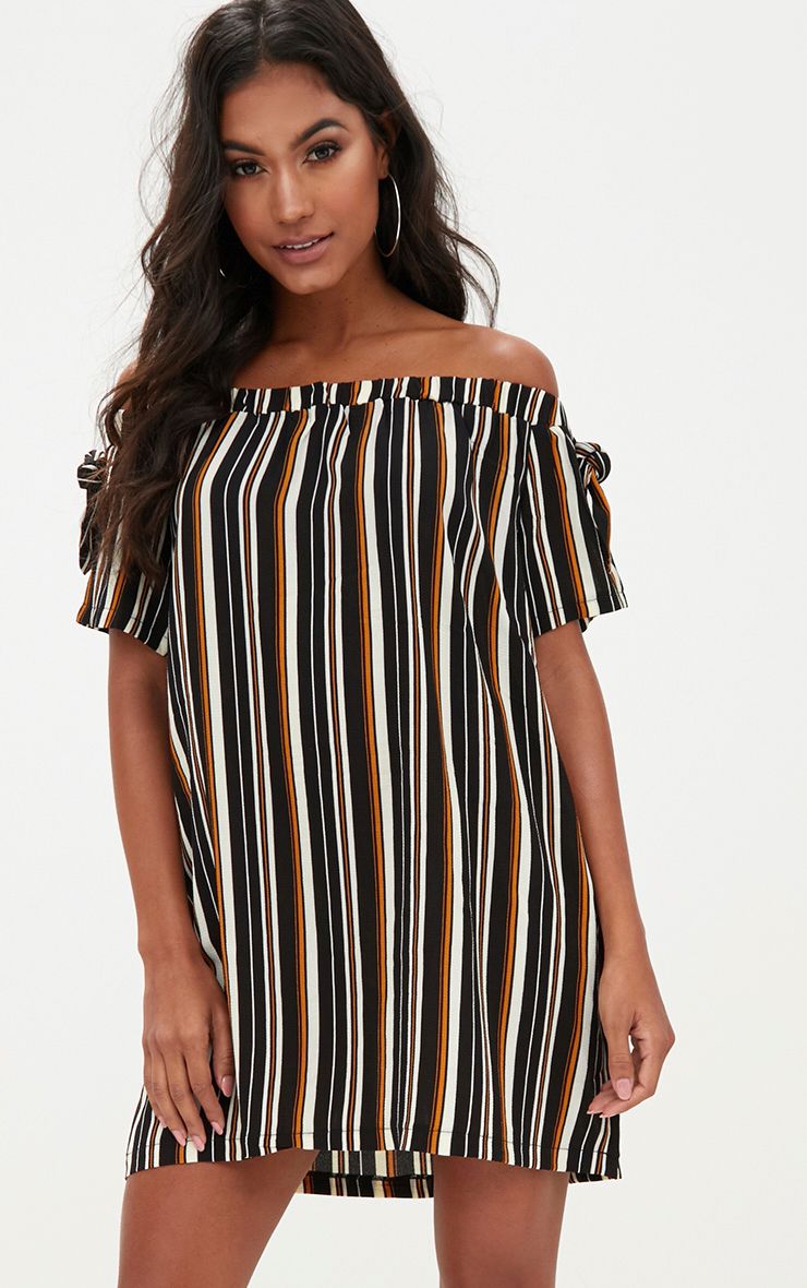 Robe Noire Pretty Little Thing Dory - Taille 14, Manches Longues, Nouée, Neuve Avec étiquettes