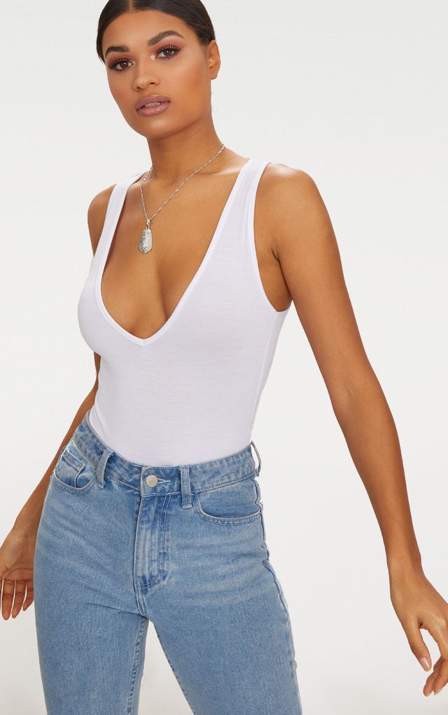 black long sleeve lace insert high leg cupped body hair