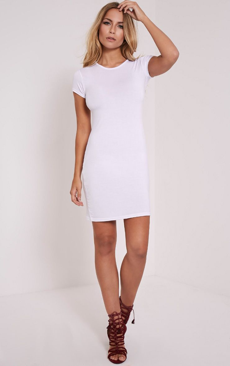 Emile White Jersey Dress dress