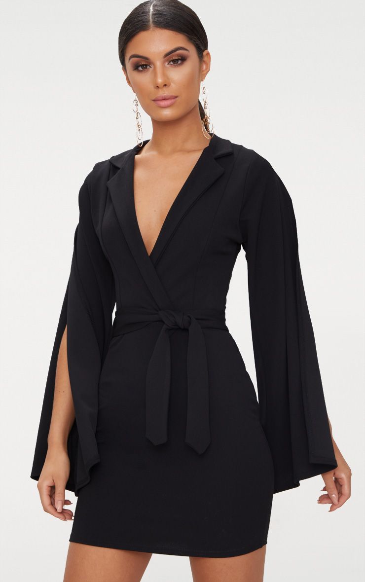 dresses with split sleeves