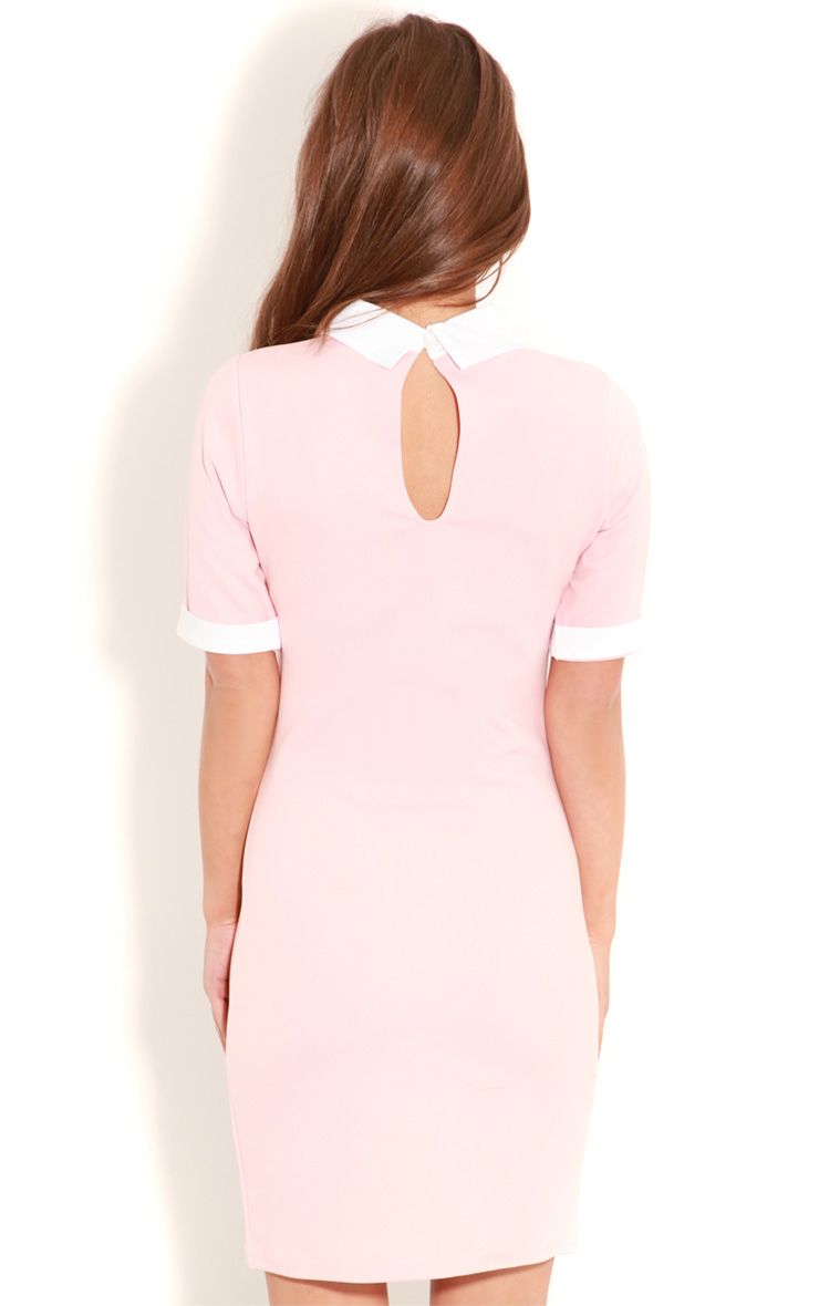 tailored collar dress