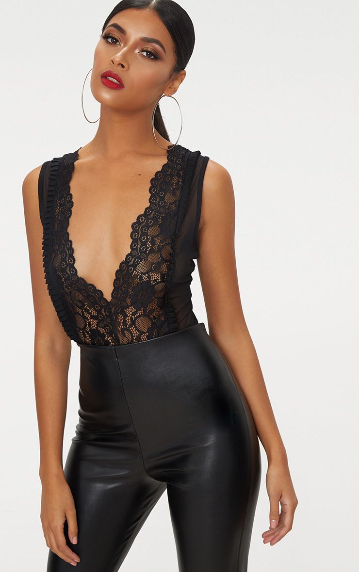 Burnt orange cross front mixed lace body zipper for races