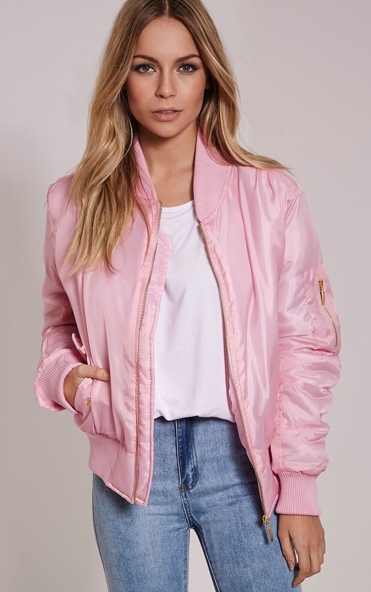Alexus Pink Bomber Jacket - Coats & Jackets 