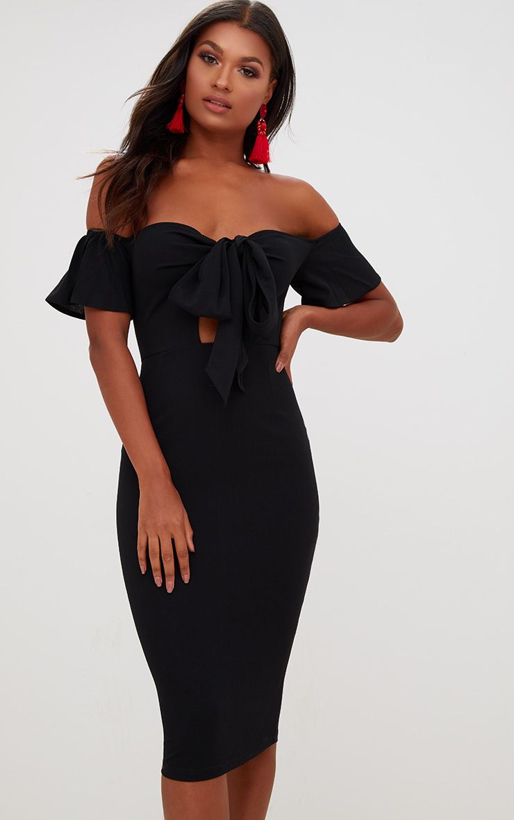 Black Midi Dress