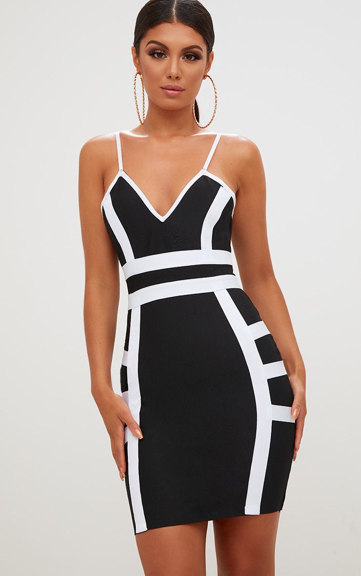 Plunge Dresses VNeck Dresses Online PrettyLittleThing AUS