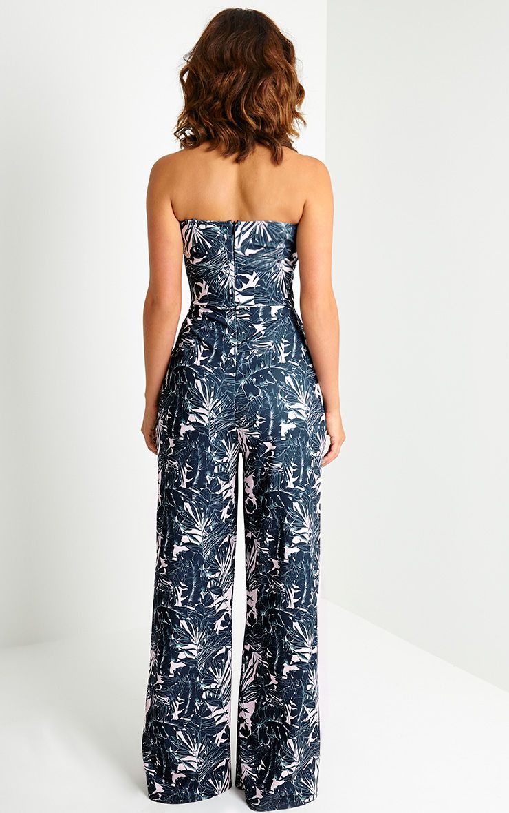 Kendra Tropical Print Jumpsuit Jumpsuits & Playsuits