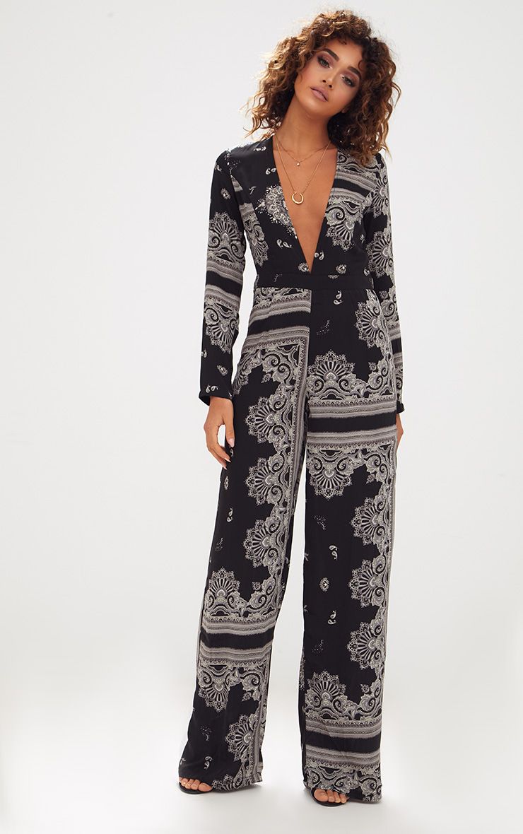 Two-Piece One-Shoulder Long Formal Jumpsuit 14165 Orange