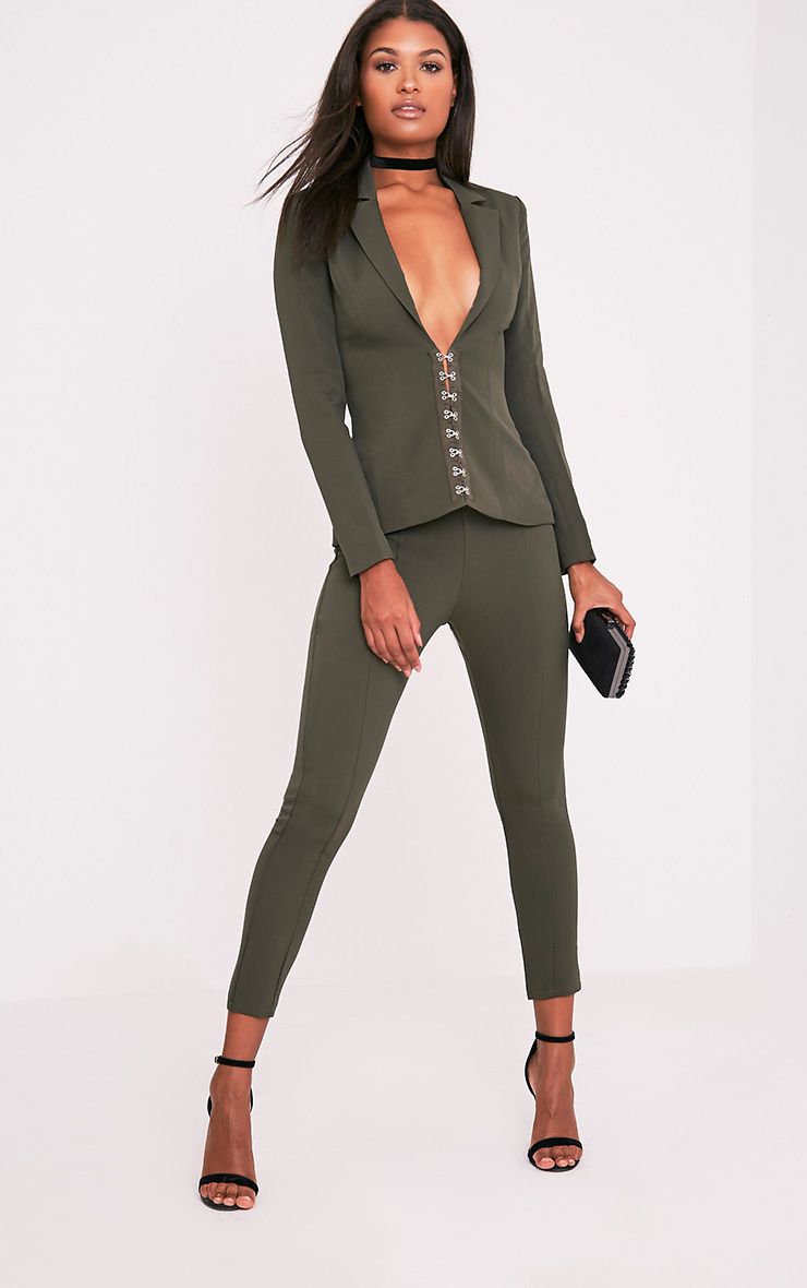 Cigarette Trousers | Women's Slim Trousers | PrettyLittleThing