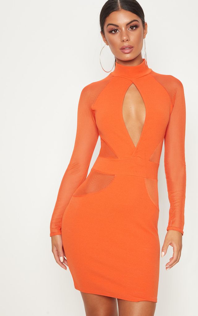 Dusty pink key hole halterneck body 4 7 resale