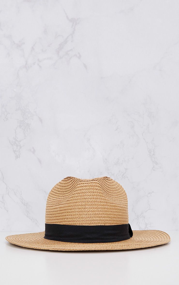 Straw Trilby Hat | Accessories | PrettyLittleThing