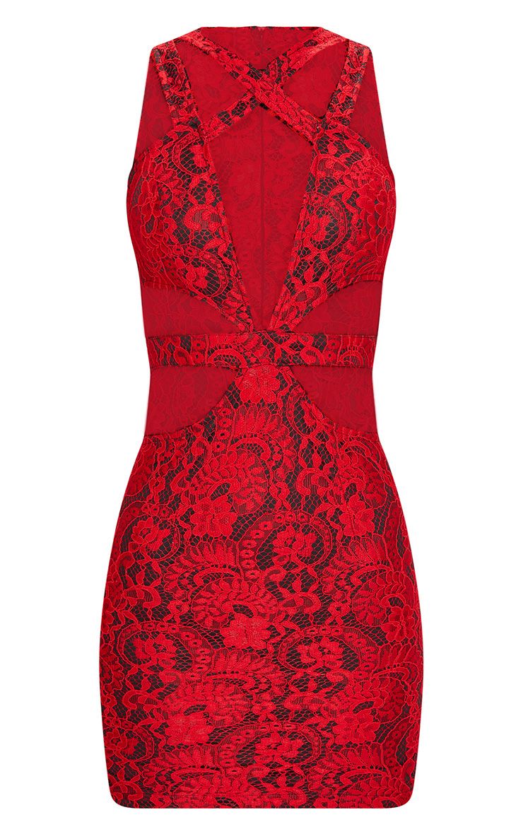 Black delicate underwired lace cut out body nails