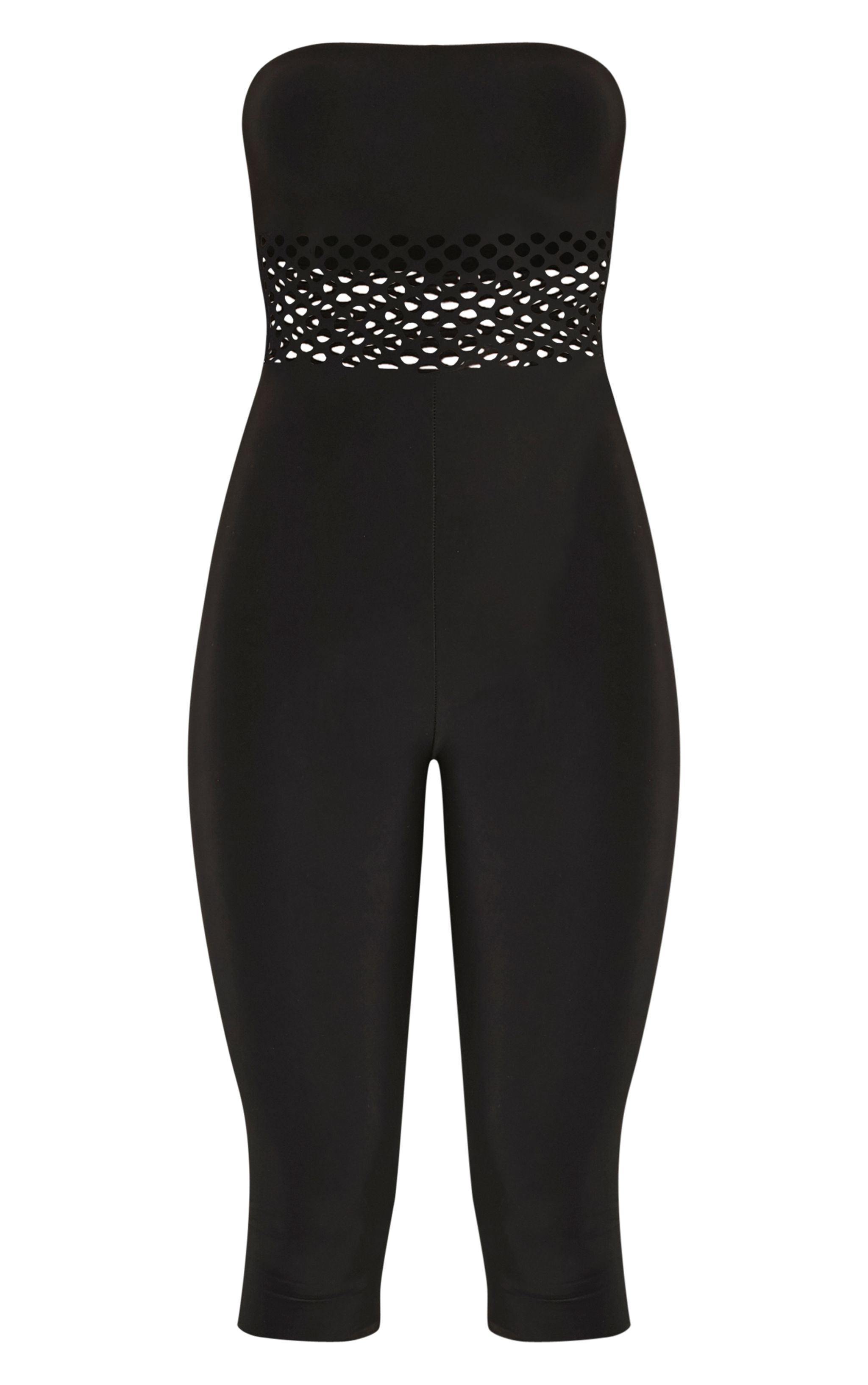 Brea Black Unitard Shop Jumpsuits PrettyLittleThing