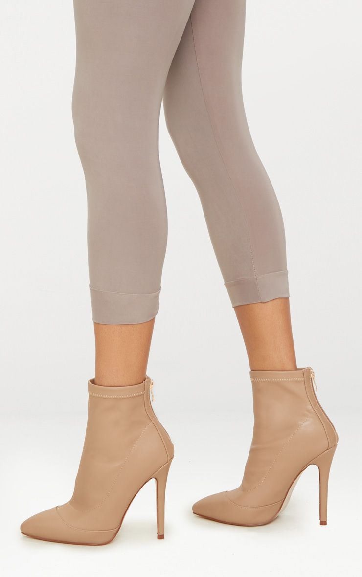 behati black faux suede ankle boots