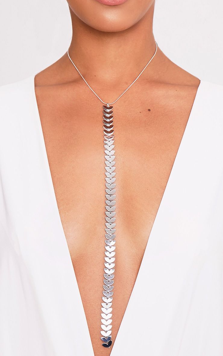 Feviah Silver Drop Chain Choker