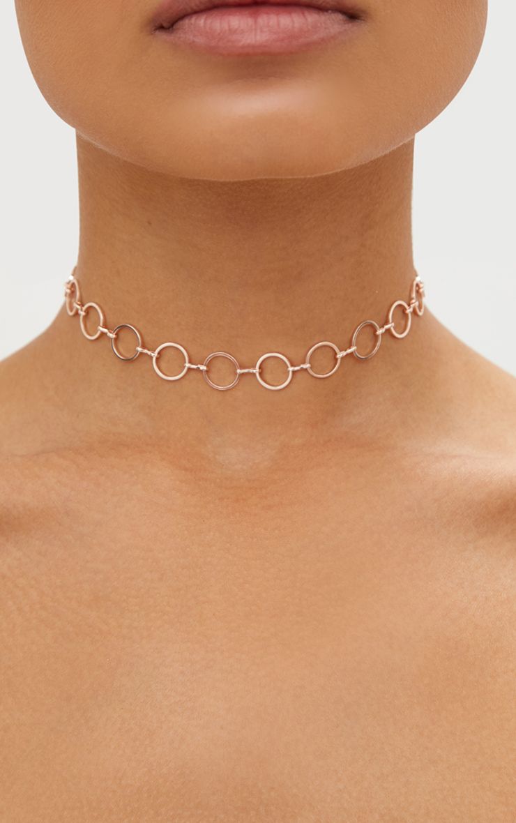 Chokers Black & Gold Choker Necklaces PrettyLittleThing